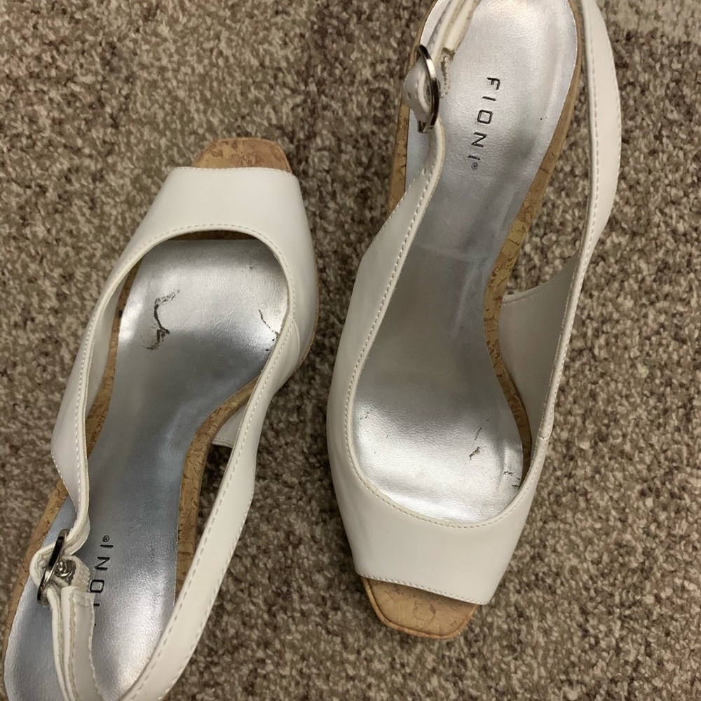 Size 5 heels slightly worn or damaged from storage